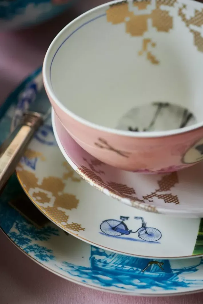 Pip Studio Kommen<Heritage Kom Geverfd Roze 12 Cm