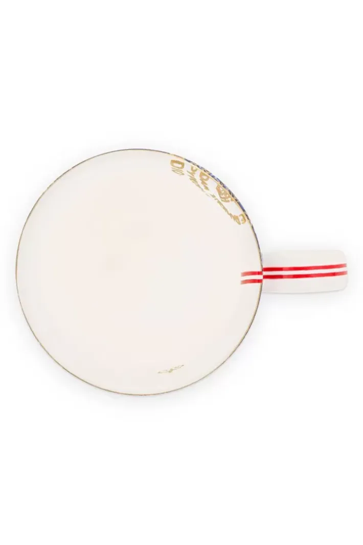 Pip Studio Koffiemokken<Heritage Mok Klein Grens Blauw