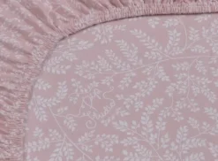 Pip Studio Hoeslakens<Hoeslaken Leafy Roze