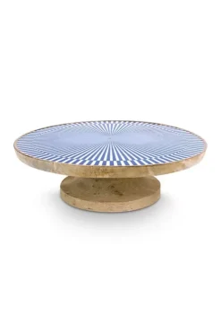 Pip Studio Taartplateaus<Houten Plateau Blauw 32 Cm