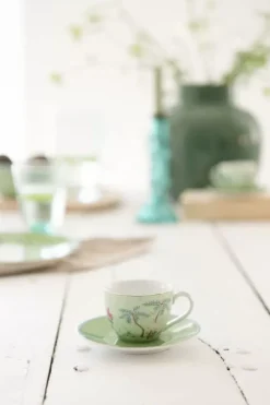 Pip Studio Kop/Schotel<Jolie Espresso Kop & Schotel Groen