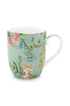 Pip Studio Koffiemokken<Jolie Mok Klein Flowers Blauw