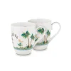Pip Studio Sets Porseleinen Sets<Jolie Set/2 Mok Groot Dots Gold Wit