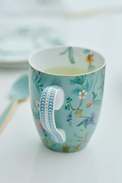 Pip Studio Sets Porseleinen Sets<Jolie Set/2 Mok Groot Flowers Blauw