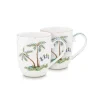 Pip Studio Sets Porseleinen Sets<Jolie Set/2 Mok Klein Dots Gold Wit