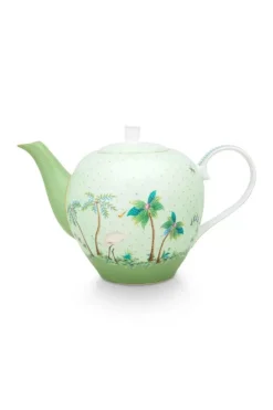 Pip Studio Theepotten<Jolie Theepot Groot Groen