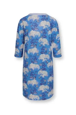 Pip Studio Jurken<Jurk Flora Firenze Kobalt Blauw