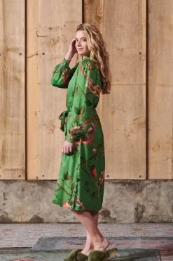 Pip Studio Nachthemden<Jurk Lange Mouw Good Nightingale Groen