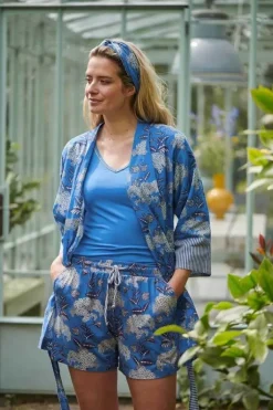 Pip Studio Kimono'S<Kimono Flora Firenze Kobalt Blauw