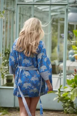 Pip Studio Kimono'S<Kimono Flora Firenze Kobalt Blauw