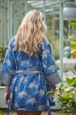 Pip Studio Kimono'S<Kimono Flora Firenze Kobalt Blauw