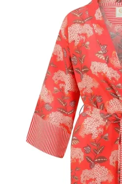 Pip Studio Kimono'S<Kimono Flora Firenze Koraal Rood