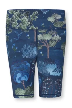 Pip Studio Sportbroeken<Korte Sportbroek Japanese Garden Blauw