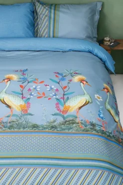 Pip Studio Kussenslopen<Kussensloop Flirting Birds Blauw