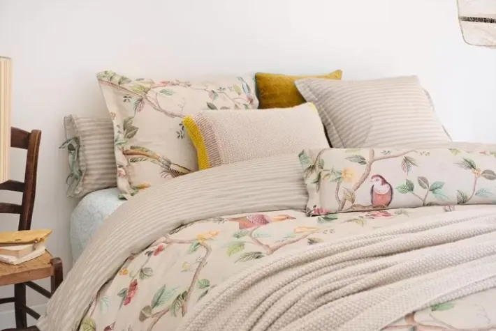 Pip Studio Kussenslopen<Kussensloop Good Nightingale Zand Beige