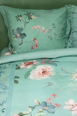Pip Studio Kussenslopen<Kussensloop Tokyo Bouquet Groen