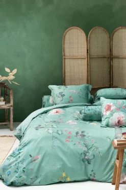 Pip Studio Kussenslopen<Kussensloop Tokyo Bouquet Groen