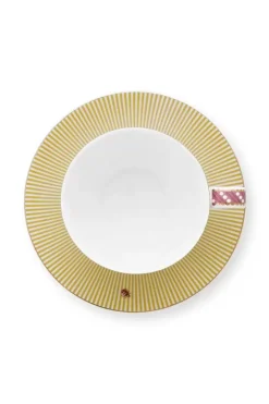 Pip Studio Kop/Schotel<La Majorelle Cappuccino Kop & Schotel Geel