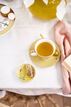 Pip Studio Kop/Schotel<La Majorelle Cappuccino Kop & Schotel Geel