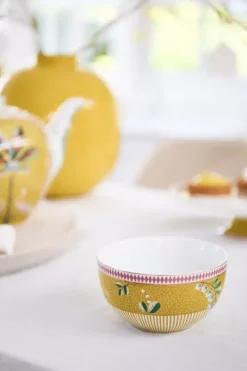 Pip Studio Kommen<La Majorelle Kom 12Cm Geel