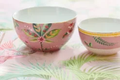 Pip Studio Kommen<La Majorelle Kom Roze 12 Cm