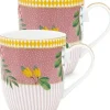 Pip Studio Koffiemokken<La Majorelle Set/2 Mokken Klein Roze