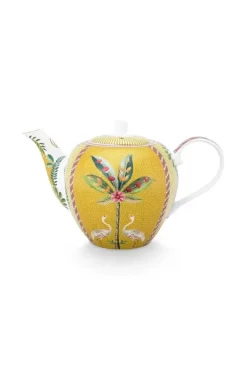 Pip Studio Theepotten<La Majorelle Theepot Groot Geel