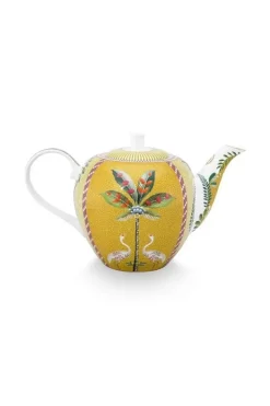 Pip Studio Theepotten<La Majorelle Theepot Groot Geel