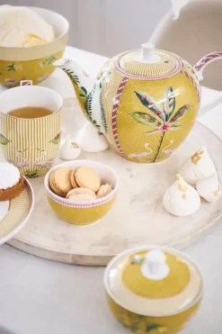 Pip Studio Theepotten<La Majorelle Theepot Groot Geel