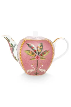 Pip Studio Theepotten<La Majorelle Theepot Groot Roze