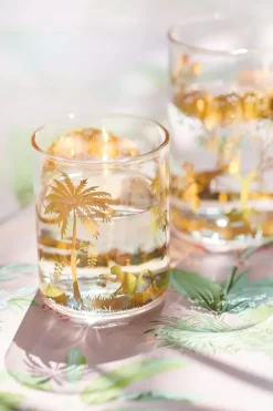 Pip Studio Waterglazen<La Majorelle Waterglas Goud