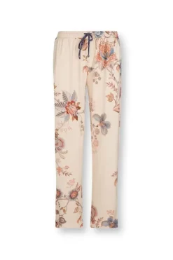 Pip Studio Broeken<Lange Broek Cece Fiore Wit