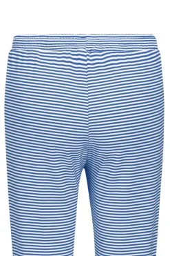 Pip Studio Broeken<Lange Broek Little Sumo Stripe Kobalt Blauw