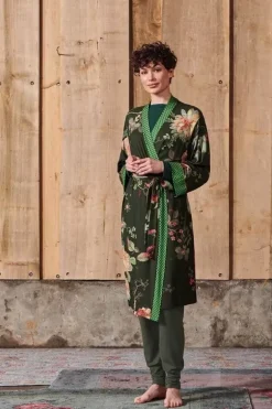 Pip Studio Broeken<Lange Broek Solid Groen