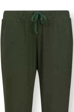 Pip Studio Broeken<Lange Broek Solid Groen