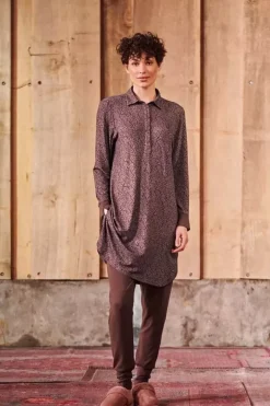 Pip Studio Broeken<Lange Broek Solid Terra Rood