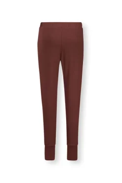 Pip Studio Broeken<Lange Broek Solid Terra Rood