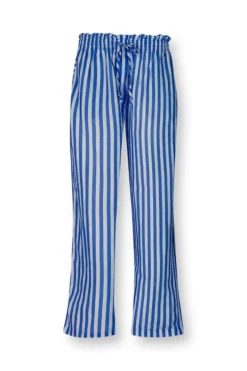 Pip Studio Broeken<Lange Broek Sumo Stripe Blauw