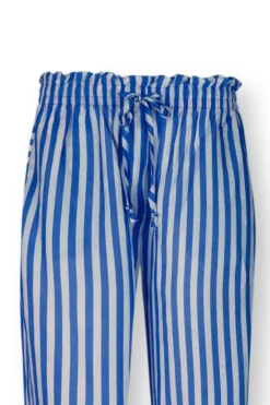 Pip Studio Broeken<Lange Broek Sumo Stripe Blauw