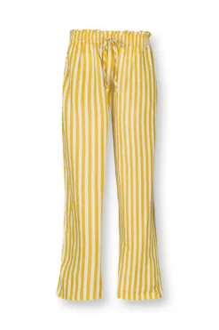 Pip Studio Broeken<Lange Broek Sumo Stripe Geel