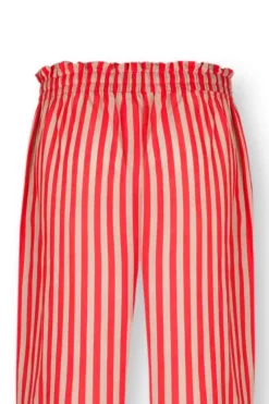 Pip Studio Broeken<Lange Broek Sumo Stripe Rood