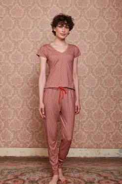 Pip Studio Broeken<Lange Broek Tegola Roze