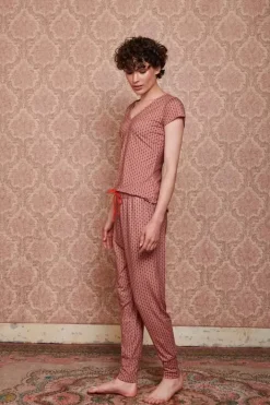 Pip Studio Broeken<Lange Broek Tegola Roze