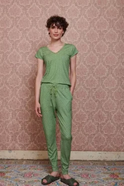 Pip Studio Broeken<Lange Broek Tegola Groen