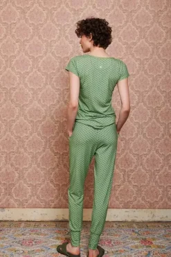 Pip Studio Broeken<Lange Broek Tegola Groen