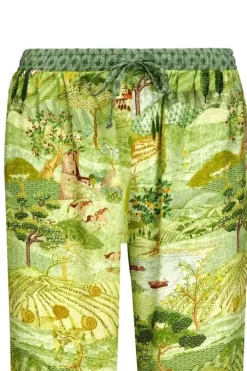 Pip Studio Strandkleding<Lange Broek Toscana Groen