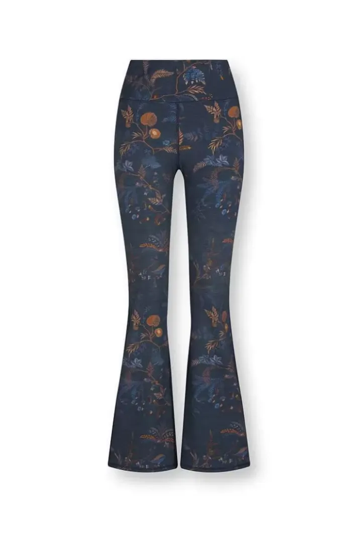 Pip Studio Leggings<Lange Flared Sportlegging Isola Donker Blauw
