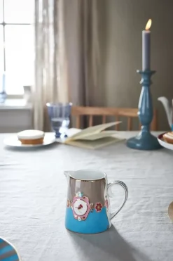 Pip Studio Melkkannen<Love Birds Kan Klein Blauw/Khaki Multi