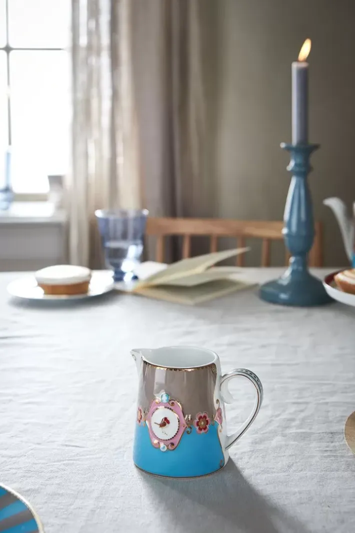Pip Studio Melkkannen<Love Birds Kan Klein Blauw/Khaki Multi