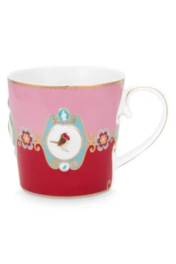 Pip Studio Koffiemokken<Love Birds Mok Groot Rood/Roze